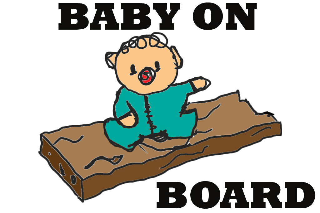baby on board digital comicstrip