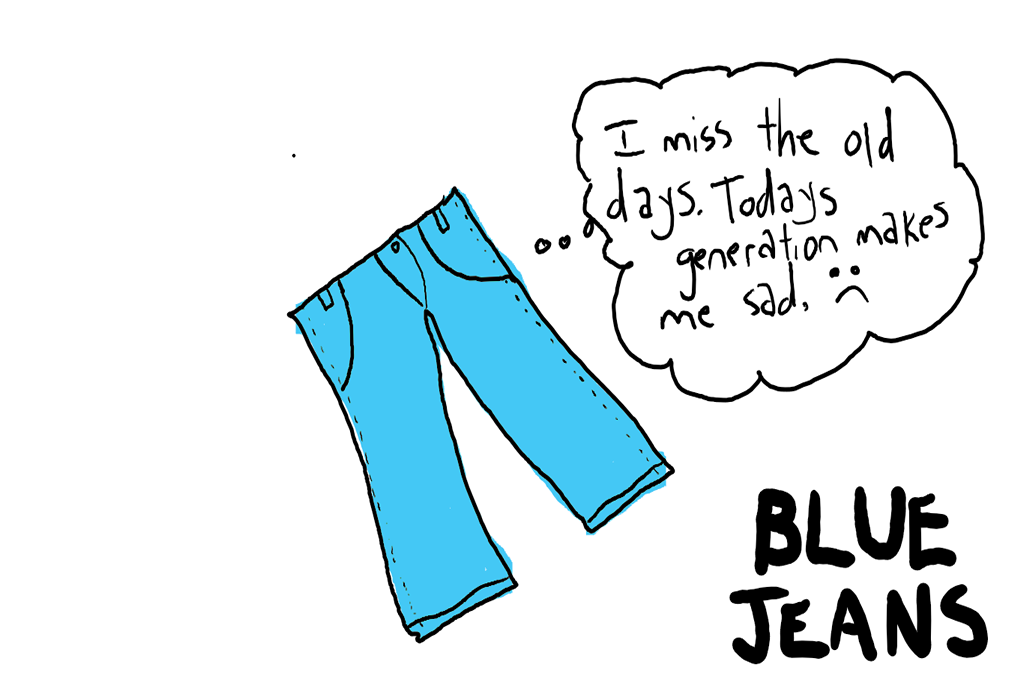 blue jeans digital comic strip