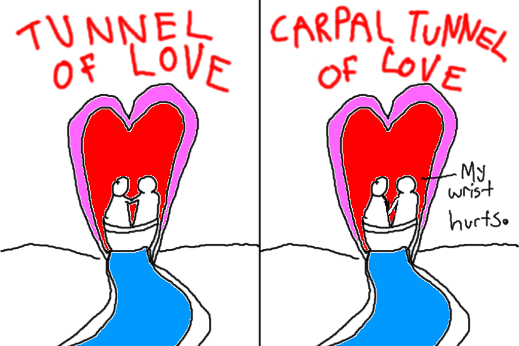 carpal tunnel of love digital comic strip