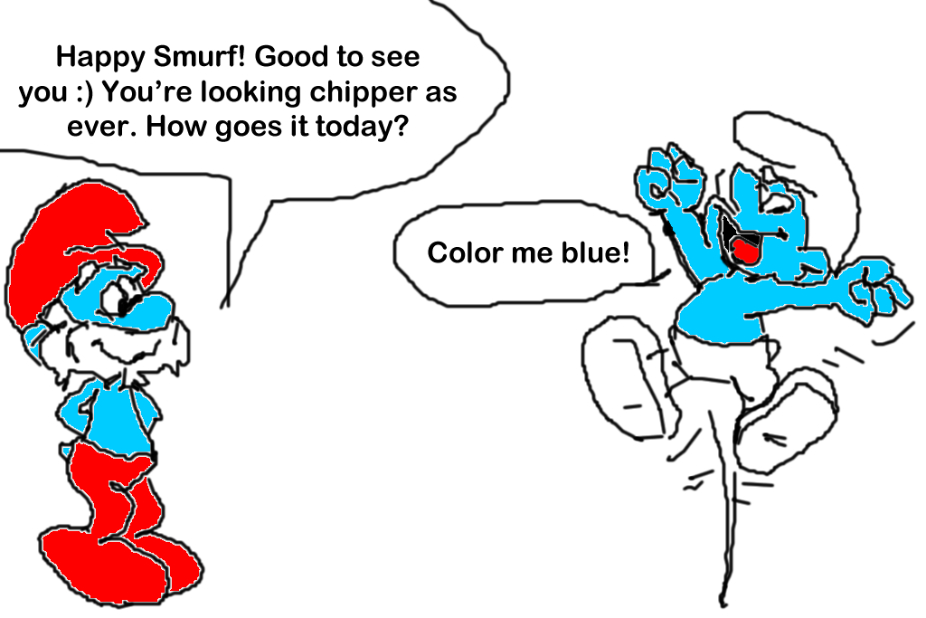 color me blue wonderful cartoons