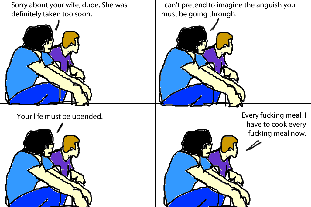 misguided emotions unloved comic strips