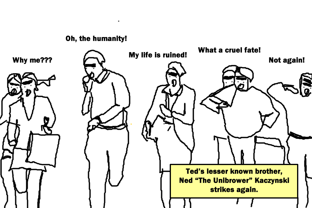 ned kaczynski silly comic strip