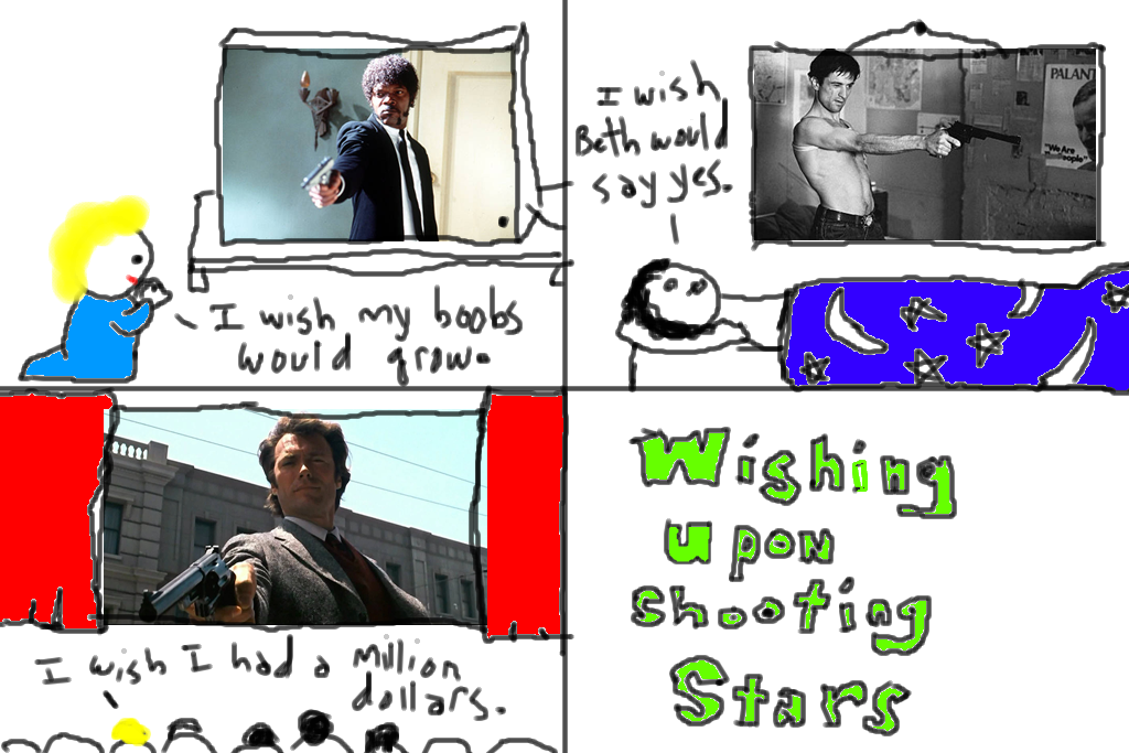 shooting stars disturbing comic strips