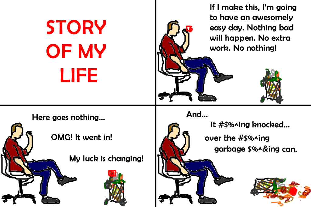 story of my life guerrilla comic strip