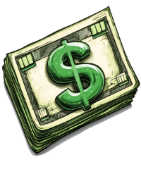 cash is king stack of benjamins products