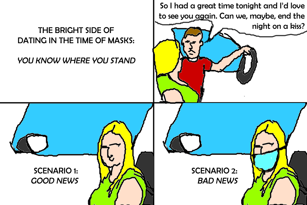 dating in the time of masks average white guy webcomic