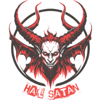unholy satan devil sinister unholy art for stickers