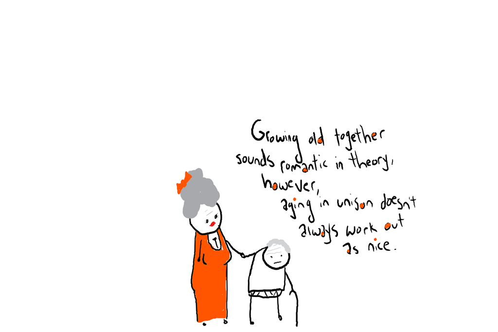 growing old together webcomics created my 1000 monkeys typing