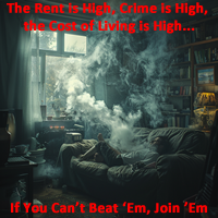 if you can't beat 'em, get high comic