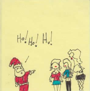 jolly holiday sticky note masterpiece