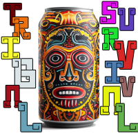 tribal survival beer loving kuna tee art