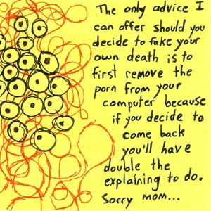 life lesson number 23 post-it note artwork
