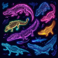 fun gator croc reptile t-shirt art