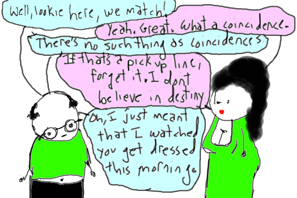 no such thing as coincidences underwhelming comic strip