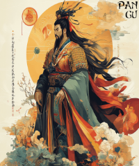 pan-gu chinese creationist creator myth shirt art and gifts
