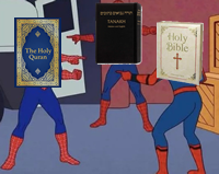 all religions are the same ai meme