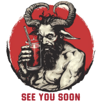 you're going to hell stickers and merchandise