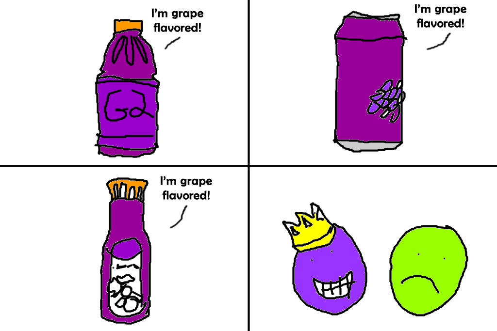 sour grapes funny (?) comic strip