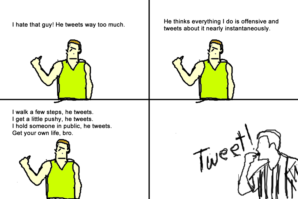 tweet disturbing webcomic