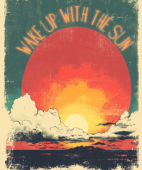 wake up and have a beautiful day decals