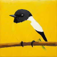 adorable yellow bird lover design merch