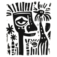 cultural africa mask primal art gear